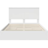  Krevet s od storage Bijelo 140 x 200 cm Konstruirano drvo | shoptok.hr