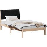  Okvir za krevet s uzglavljem Smeđa 100 x 200 cm tkanina | shoptok.hr