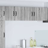 vidaXL Stenska kuhinjska omarica 2 pcs Siva Sonoma 60 x 31 x 40 cm | Shoptok.si