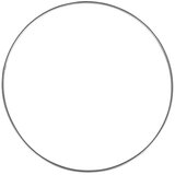 RAYHER Obroč kovinski, 20 cm, srebrn, (20615066) | Shoptok.si