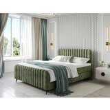 MID.YOU POSTELJA Z VZMETNICO 140 cm x 200 cm , les, tekstil, leseni material zelena | Shoptok.si