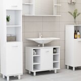 The Living Store Kopalniška omarica bela 60x32x53,5 cm iverna plošča - Kopalniška Omarica, (21436532) Cene