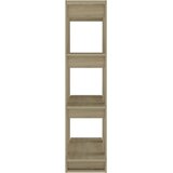 Ormarić za knjige / sobna pregrada boja hrasta 80x30x123,5 cm | Eponuda.com