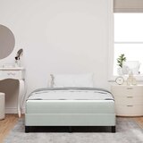  Krevet s opruga kutije Svijetlo siva 120 x 200 cm tkanina | shoptok.hr