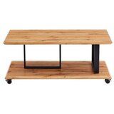 Time klubska miza, 110/45/60 cm črna, barve hrasta | Shoptok.si
