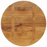 Stolna ploča Ø 80 x 3,8 cm okrugla od masivnog drva manga | shoptok.hr
