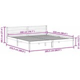  Krevetna konstrukcija Bijelo 225,5 x 205,5 x 69,5 cm | shoptok.hr