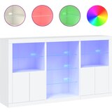  The Living Store Komoda z LED lučkami bela 181,5x37x100 cm - Komoda, (21442415) | Shoptok.si