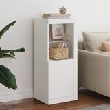  The Living Store Komoda z LED lučkami bela 41x37x100 cm - Komoda, (21448274) Cene