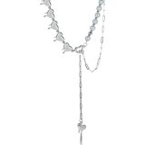 Ogrlica PL-20886 - Srebrna KP20886 | shoptok.hr