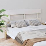  Uzglavlje za krevet bijelo 164 x 3 x 81 cm od masivne borovine | shoptok.hr
