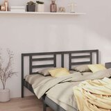  Uzglavlje za krevet sivo 206 x 4 x 100 cm od masivne borovine | shoptok.hr
