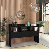 vidaXL Komoda črna 105x30x70 cm iverna plošča Cene