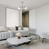  Luster na šipci CONNOR 2xE27/15W/230V sjajni hrom/bela | Eponuda.com