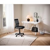 CARRYHOME PISALNA MIZA kovina, leseni material bela | Shoptok.si