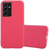 Cadorabo Case, združljiv s Samsungom v Candy Red - Zaščitni pokrov iz fleksibilnega silikona TPU, (20578572) Cene