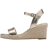 Tamaris Sandale s remenčićima sivkasto bež / zlatna | shoptok.hr