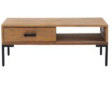  Stolić za kavu 90 x 50 x 35 cm od masivne borovine | Eponuda.com