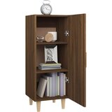  Komoda boja smeđeg hrasta 34 5x34x90 cm konstruirano drvo | shoptok.hr