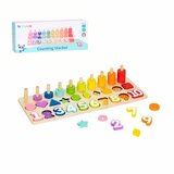 Tooky Toy Drvena edukativna igra Brojevi, oblici i boje HP037 107/51612 | ePonuda.com