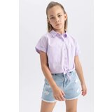 Defacto Crop Short Sleeve Shirt | shoptok.hr