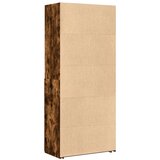  Visoka komoda boja dimljenog hrasta 80 x 42,5 x 185 cm drvena | shoptok.hr