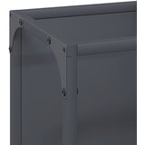  Stalak za drva antracit 25x25x80 cm Hladno valjani čelik | shoptok.hr