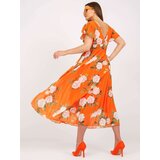 Italy Moda Dress-DHJ-SK-15722.67P-Orange | Shoptok.si