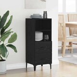 vidaXL Kreveta Crni hrast 34 x 34.5 x 90 cm Konstruirano drvo | shoptok.hr