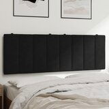 Maison Chic posteljno vzglavje - vzglavna omarica - vzglavna stranica črna 120 cm žamet, (21704380) | Shoptok.si