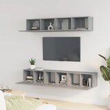  5-dijelni set TV ormarića sivog sonome konstruirano drvo | Eponuda.com