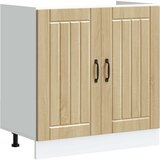  Kuhinjski ormarić za sudoper s vratima Lucca 2 pcs Sonoma hrast | Eponuda.com