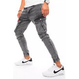 DStreet Light gray men's cargo jeans UX3255 Cene