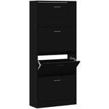 Maison Chic Omarica za obutev - Kopa za čevlje črna 63x24x147 cm inženirski les, (21778153) | Shoptok.si