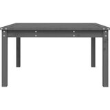  Vrtni stol sivi 82,5 x 82,5 x 45 cm od masivne borovine | shoptok.hr