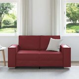  Dvosedežna Sofa - Vino Rdeča, 120 cm, Umetno Usnje, (22054516) | Shoptok.si