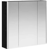  Kupaonski ormar s ogledalom Crni hrast 63 5 x 15 5 x 60 5 cm | shoptok.hr