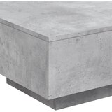  Stolić za kavu s LED svjetlima sivi boja betona 55 x 55 x 31 cm | shoptok.hr