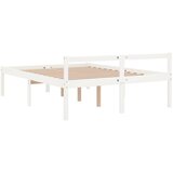 Krevet za starije osobe bijeli 120 x 190 cm bračni od borovine | shoptok.hr