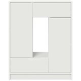 Komoda s predali in vrati, bela, 73x31x90 cm | Shoptok.si