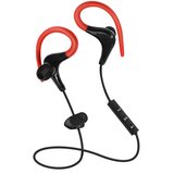 AVIZAR Stereo Bluetooth športne slušalke - Izjemno udobne silikonske ušesne zanke Torbica za shranjevanje - Rdeca, (20731555) | Shoptok.si