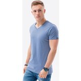 Ombre Majice s kratkimi rokavi Moška majica (S1369BLUE) pisana | Shoptok.si