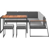 Beldano Lounge Garnitura Luzern, Siva, Akacija, 5-Delno | Shoptok.si