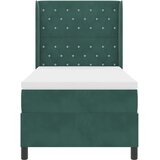  Krevet s opruga kutije Tamnozelena 90 x 190 cm Baršun | shoptok.hr