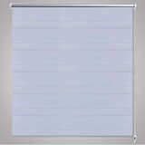 vidaXL Rolo bijele zavjese sa zebrastim linijama 120 x 230 cm | shoptok.hr