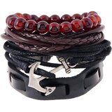 IZMAEL Muške narukvice VI-33178 Anchor - Crna | shoptok.hr