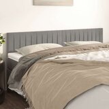  Uzglavlja 2 kom svjetlosiva 100x5x78/88 cm baršunasta Cijene