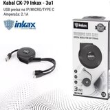 3 u 1 kabal Inkax CK-79 iPhone/Micro/TypeC | Eponuda.ba