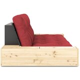 Karup Design Crvena sklopiva sofa od samta 244 cm Base – | shoptok.hr
