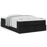vidaXL Otomanski okvir kreveta s madraca crni 120x190 cm od tkanine Cijene